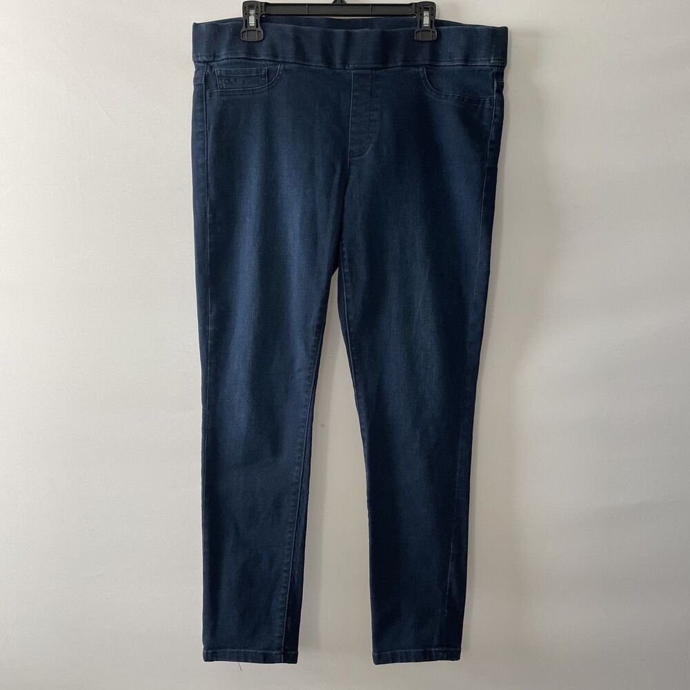 LRL Lauren Jeans Co Pull On Skinny Jeans Blue Women Size 16